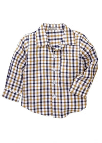 Petit Confection - Boys' Plaid Button-Down Shirt