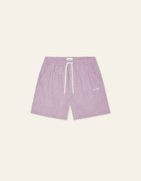 Les Deux - Stan Stripe Seersucker Swim Shorts