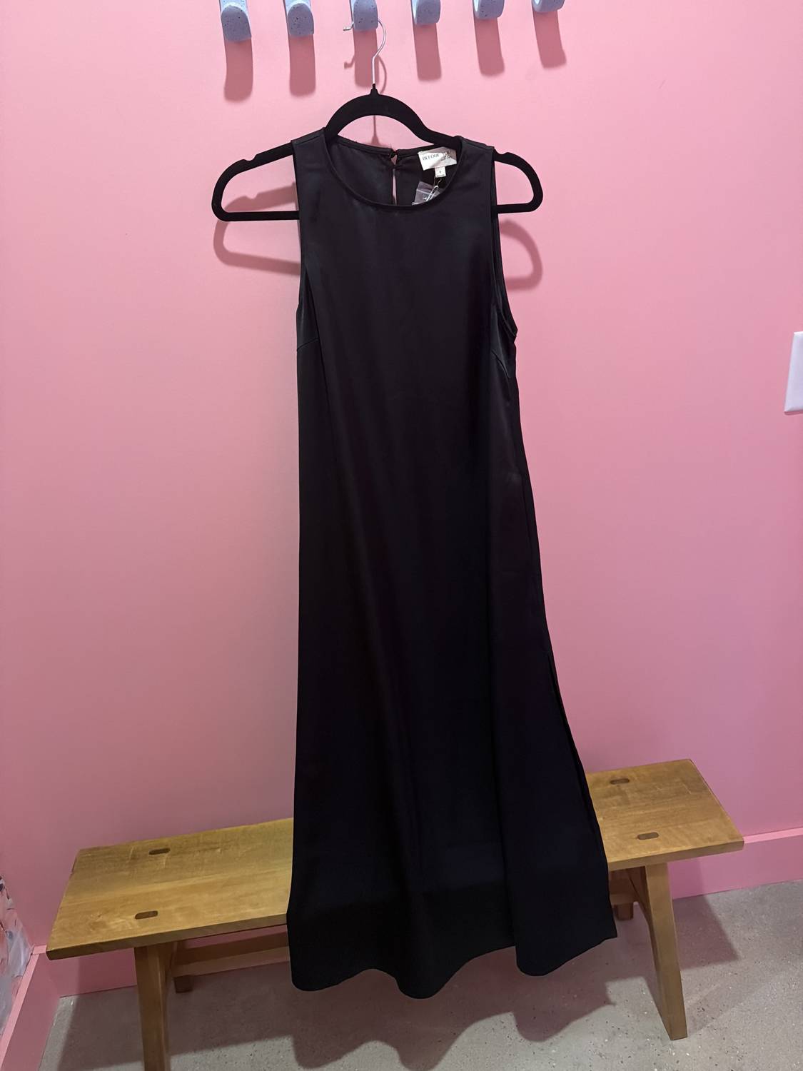 Before You - Women's Satin Flowy Maxi Tank Dress