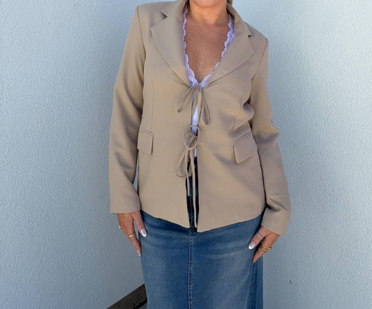 Sans Souci - Camille Tie Front Blazer