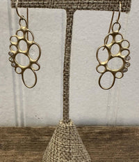 Lisa Ziff Designs - 10k Zinnia Earrings With Six 3pt Diamonds