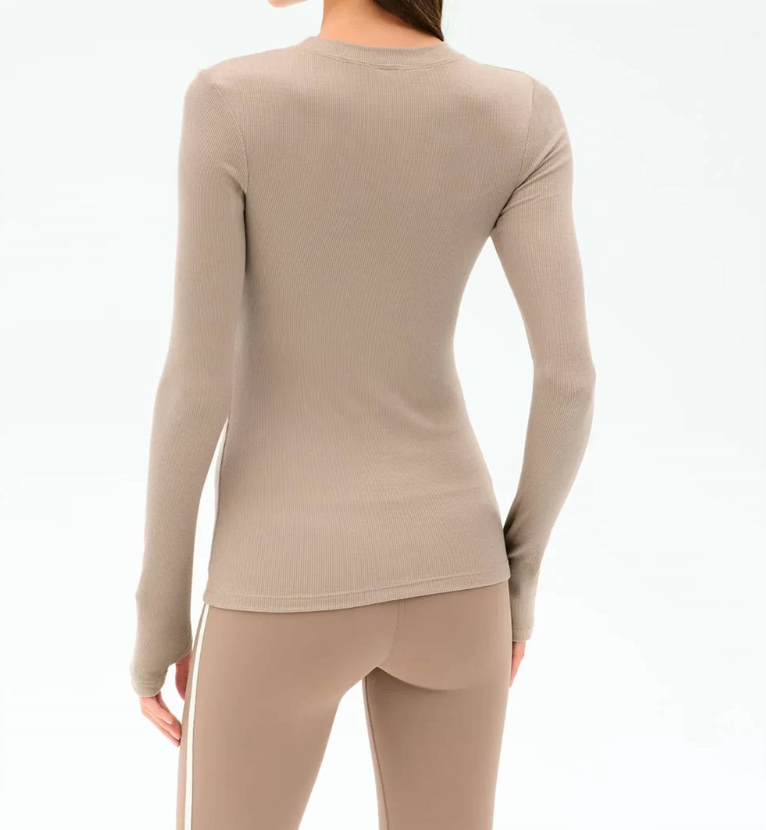 Splits59 - Louise Rib Long Sleeve Top