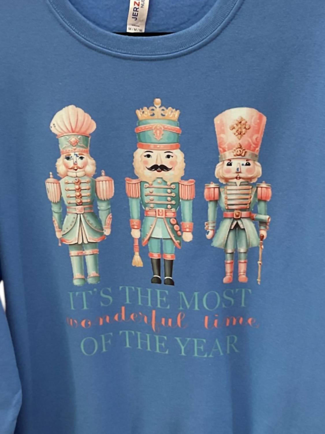 Distressed Vintage Couture - Women's Frosty Nutcracker Sweatshirt