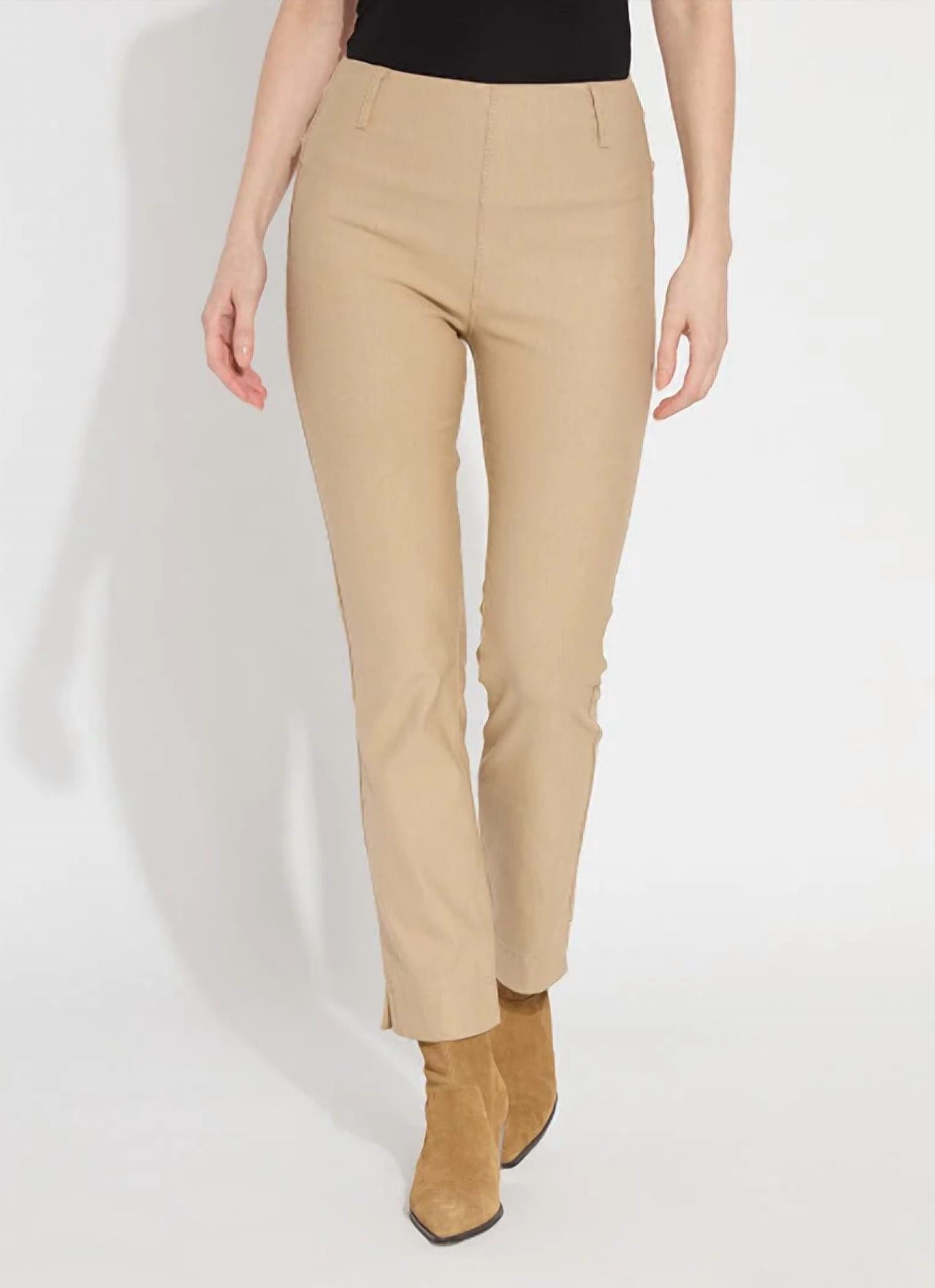 Lysse - Coated Denim Straight Leg Pants
