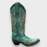 Corral - Women's Western Feather Cowgirl Boots