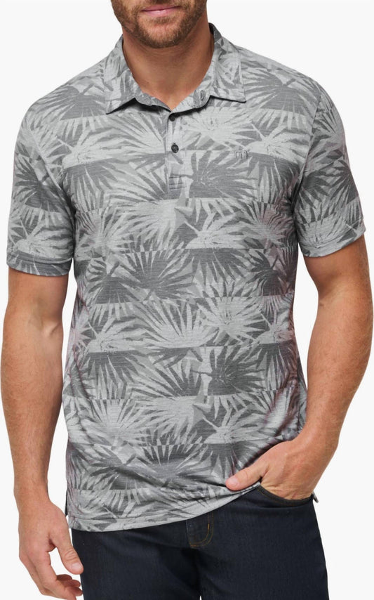 Travismathew - Sign Here Leaf Print Piqué Polo Shirt
