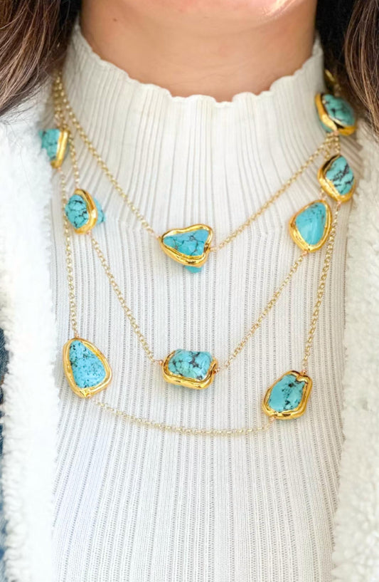 Easton Elle - Women's Triple Layer Necklace