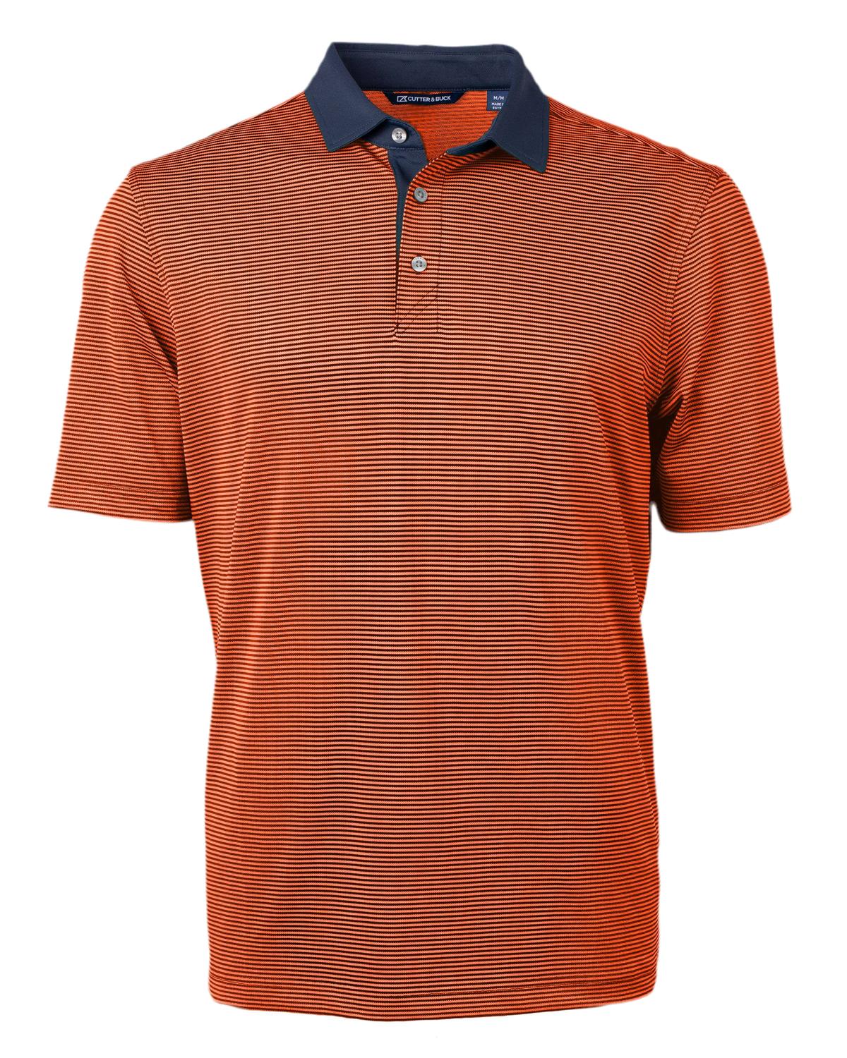 Cutter & Buck - Men's Virtue Eco Micro Stripe Recycled Polo
