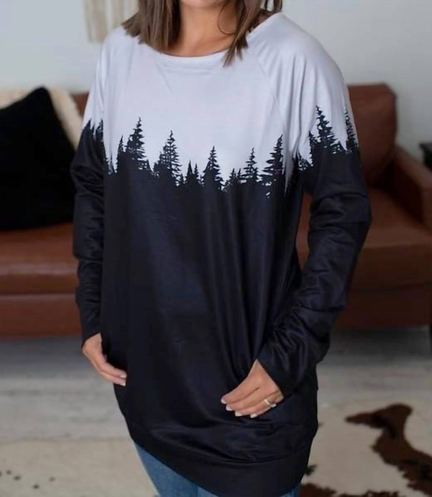 Shirley Stone - Juniper Raglan Pocket Tunic