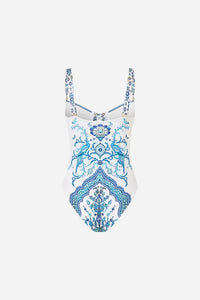Camilla - Lace Up Underwire Moulded Cup One Piece