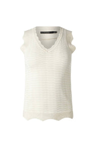 Iris Setlakwe - WOMEN'S SCALLOP KNIT TOP