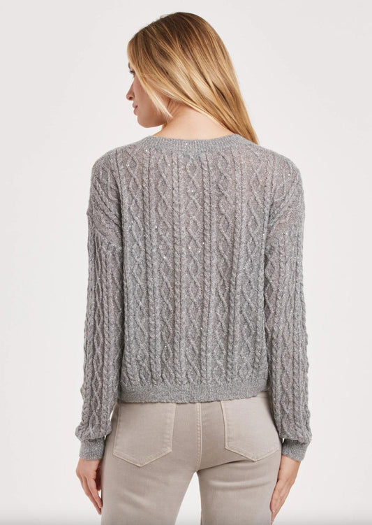 Another Love - Sari Sparkle Cable Knit Sweater