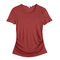 Threads 4 Thought - Cecilia Feather Rib Ruched Tee