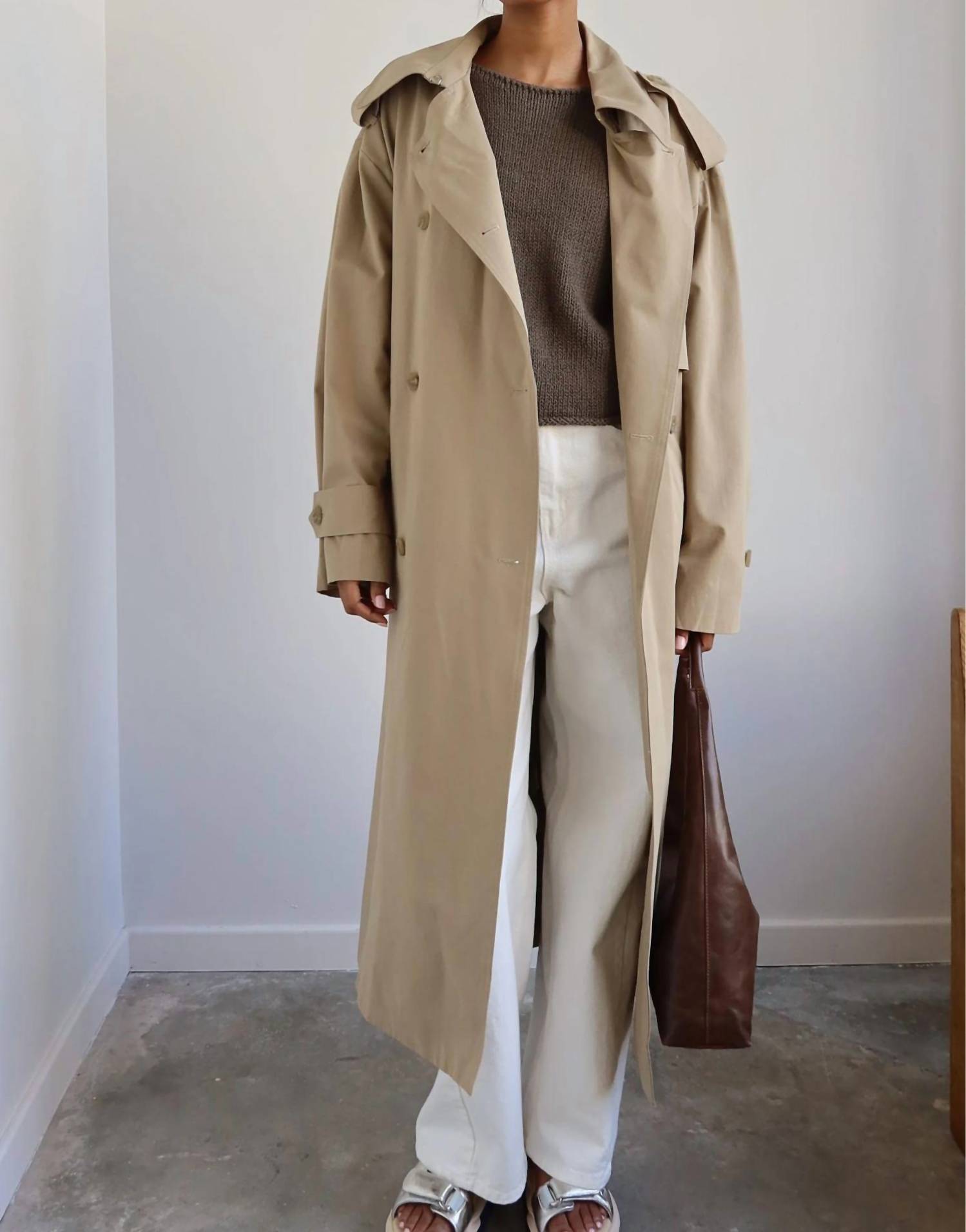Collective - Oversized Cotton Trench Coat