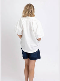 Karlie - Poplin Pocket Top