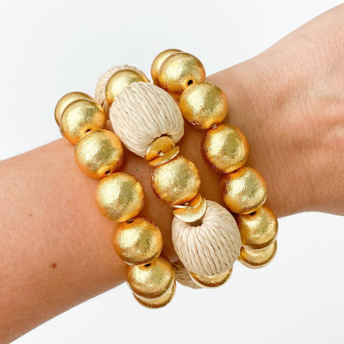 Gaby & Grace - Natural Raffia Bracelet