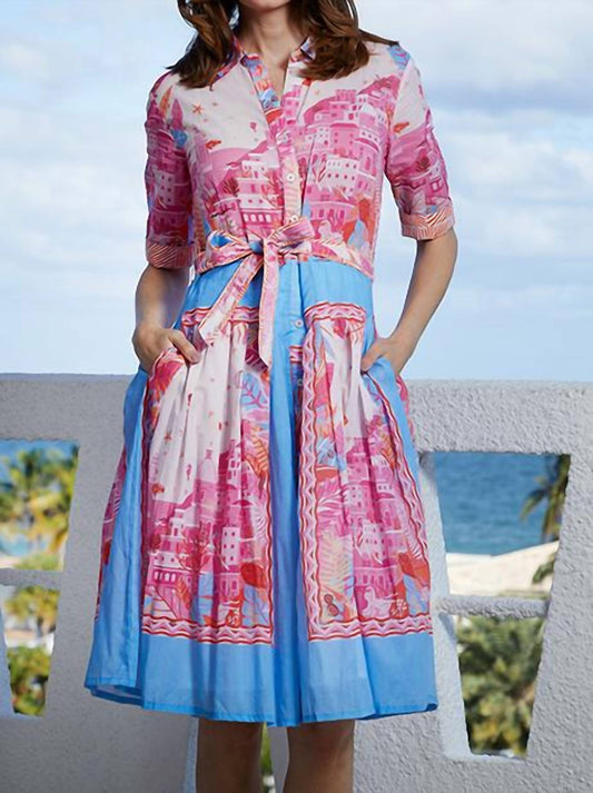 Dizzy-Lizzie - Mrs Maisel Riviera Print Dress