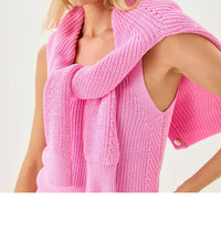 Lilly Pulitzer Bristow Sweater Tank Top in pink bliss - women's tank top - view 5