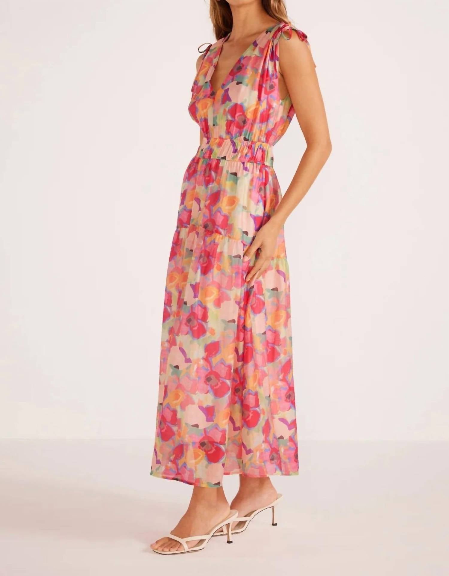Minkpink - Feyano Tiered Midi Dress