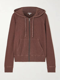 James Perse - Vintage French Terry Zip Hoodie