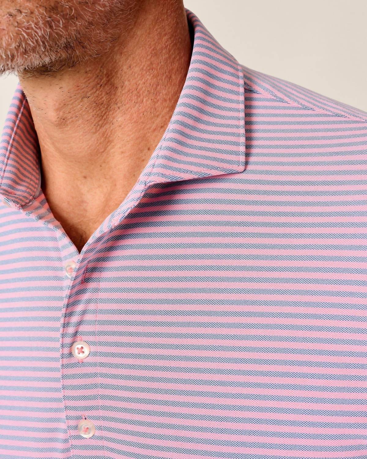 Johnnie-O - Stetson Stripe Performance Polo