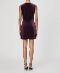 French Connection - Square Neck Velvet Dress