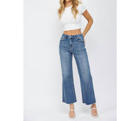 Mica Denim - High Waisted Wide Leg Jeans