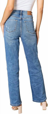 Judy Blue - High Rise Control Top 90's Straight Jeans