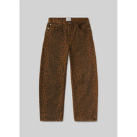 Citizens of Humanity Miro Long Relaxed Jean in sepia cheetah - women's jeans - view 7