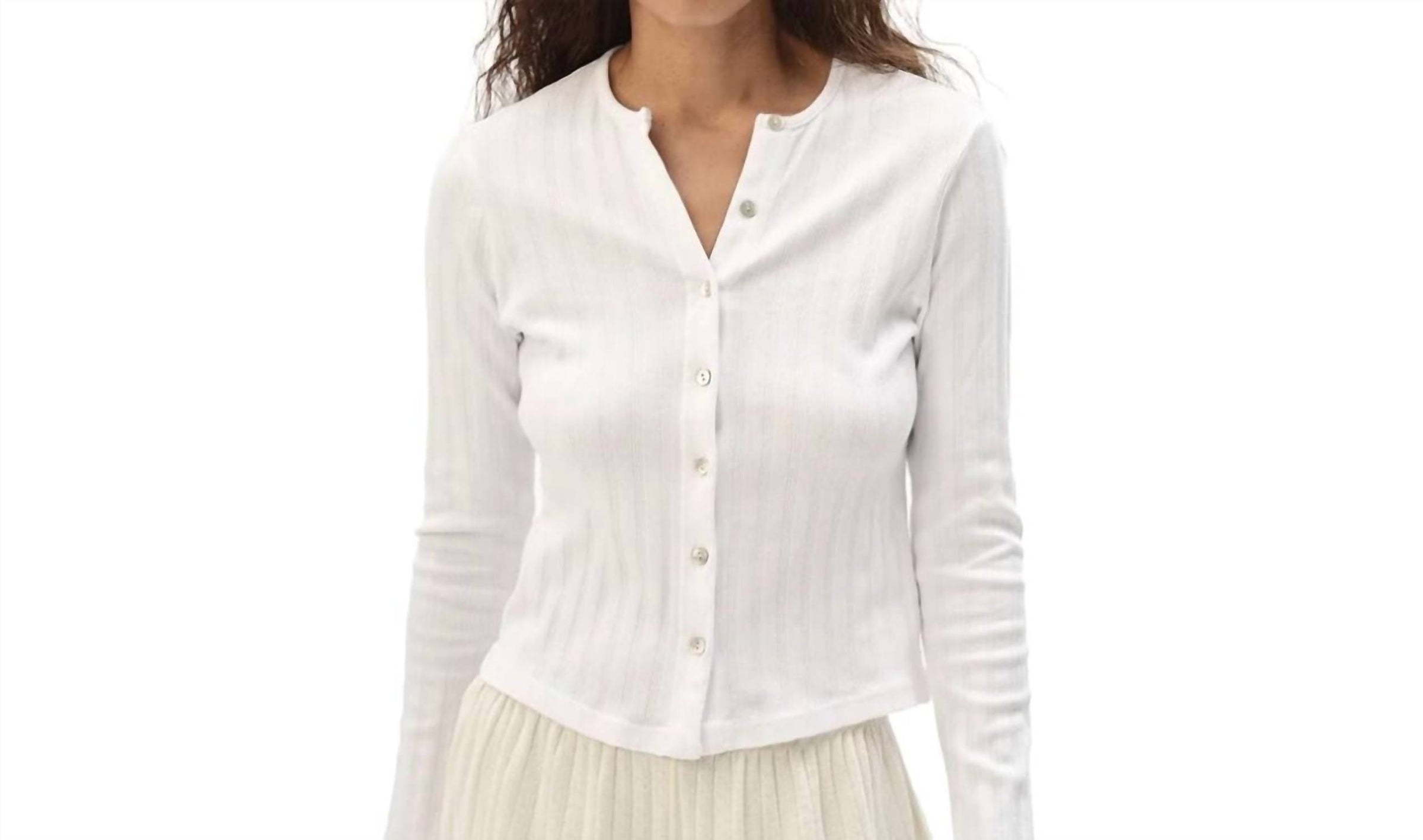 Donni. - the varied rib cardigan