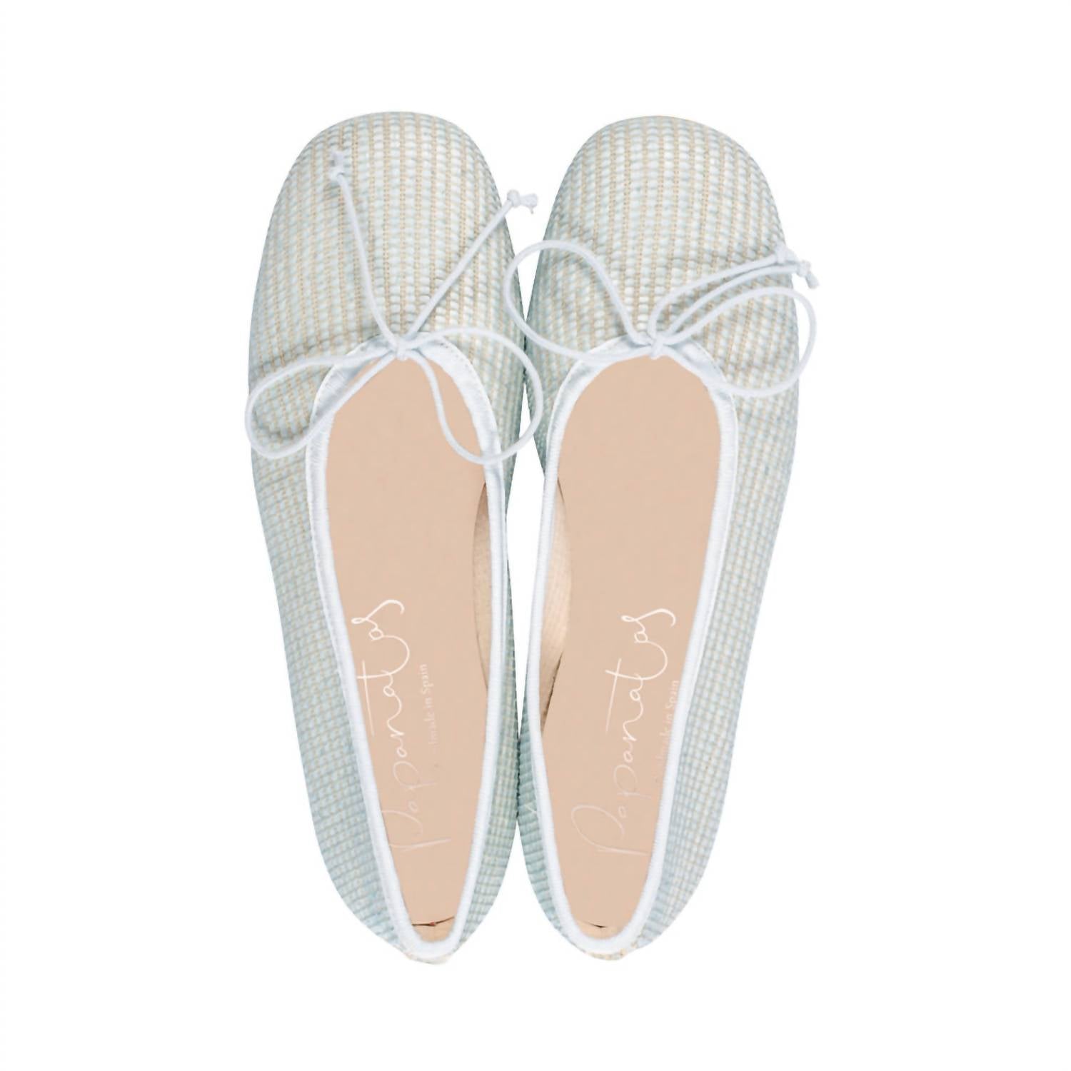 Papanatas - Women's Raffia Ballerina Flats