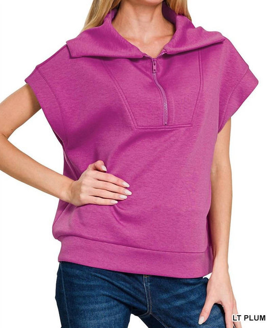 Zenana - Naomi Scuba Half Zip