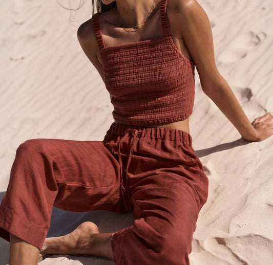 Stateside - Linen Pull On Trouser Pants