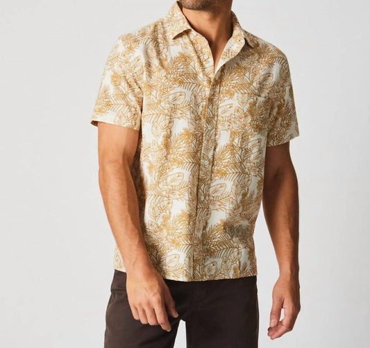 Billy Reid - Short Sleeve Textural Pine Treme Block Shirt