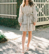 Marigold - Adeline Garden Plaid Dress