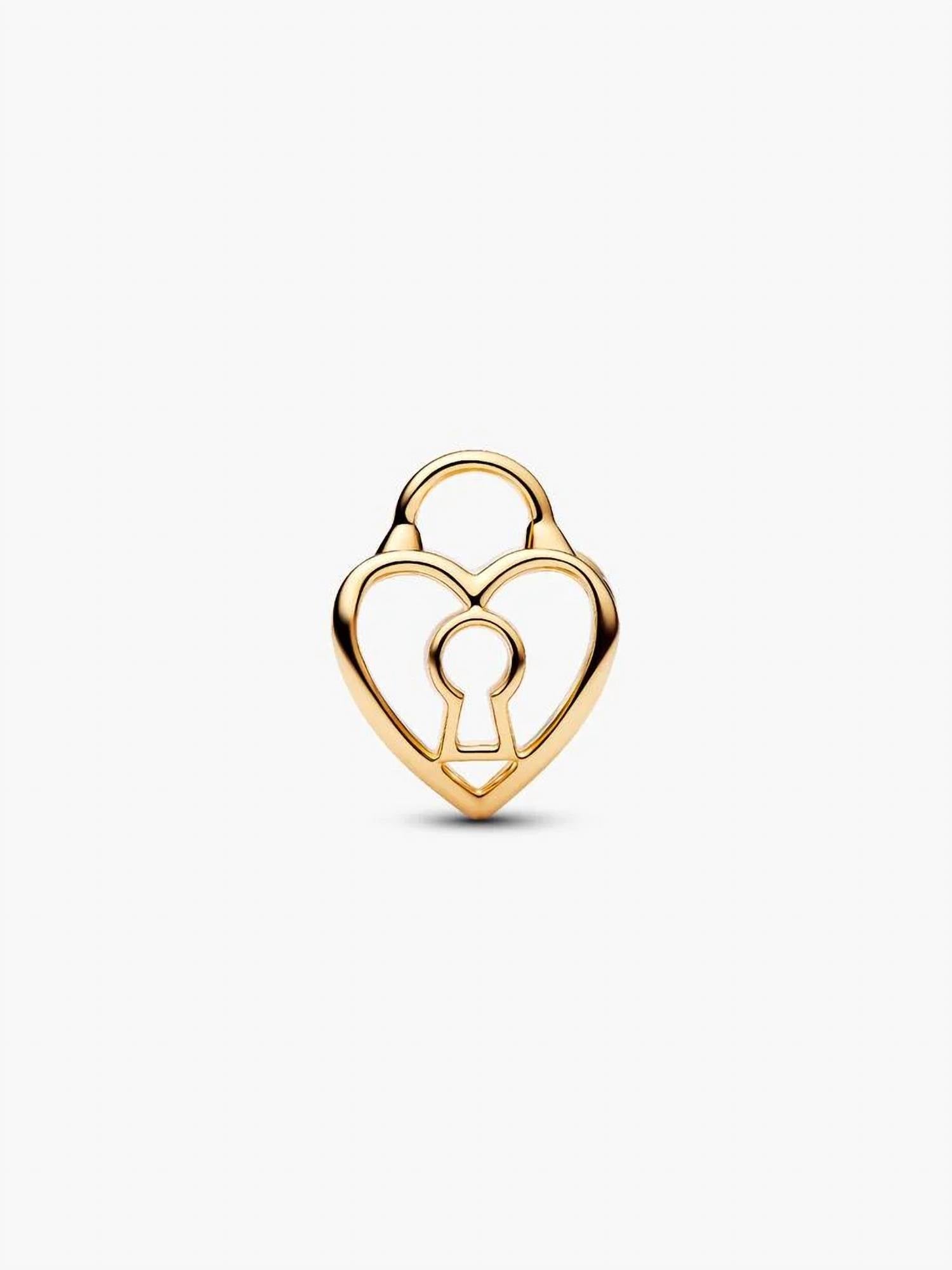 Pandora - Openwork Heart Padlock Charm