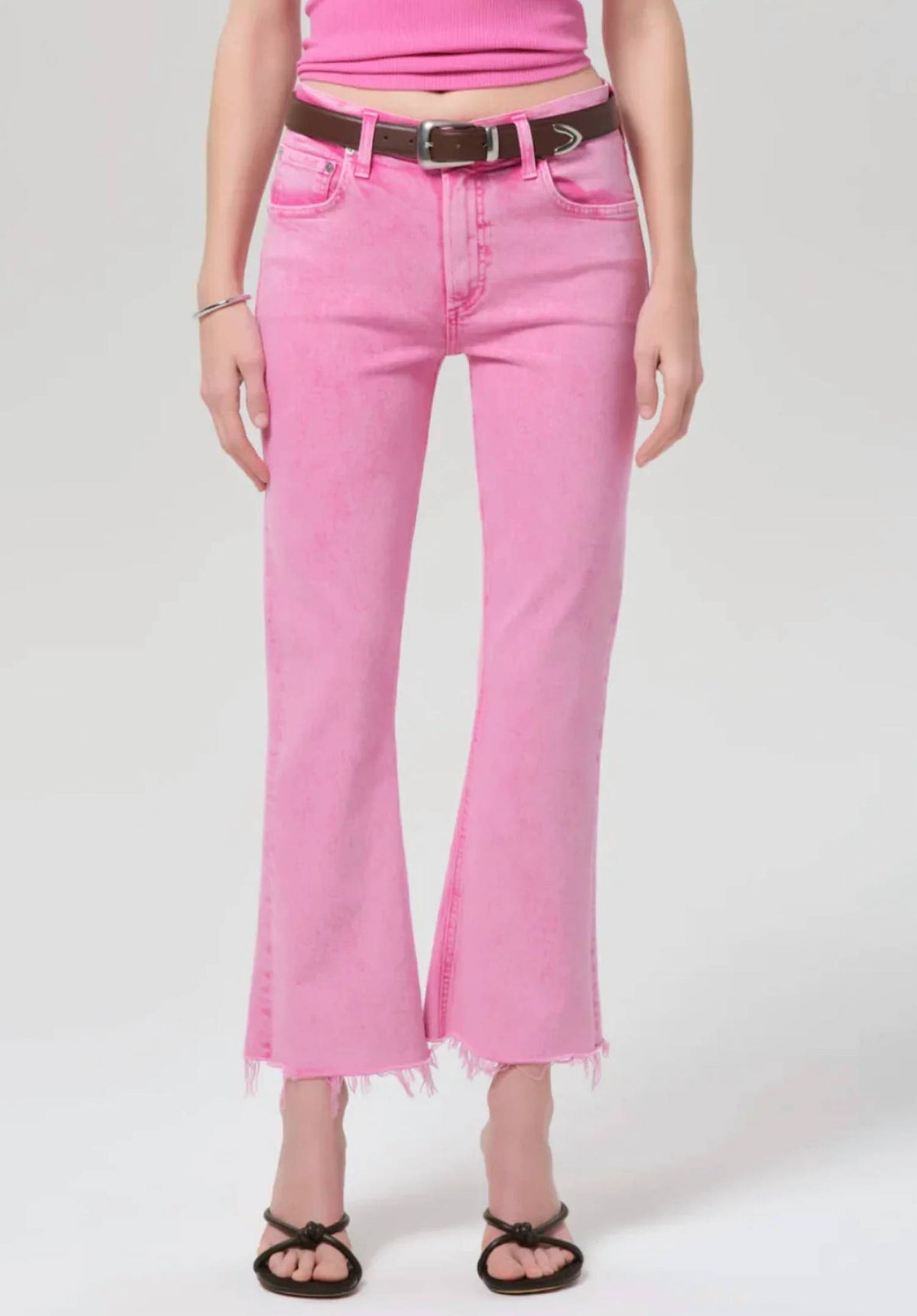Citizens Of Humanity - Goldie Kick Flare Ankle Raw Hem Jean