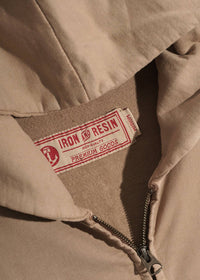 Iron & Resin Men's Good Luck Zip Hoodie in tan - men's shirt - alternate view