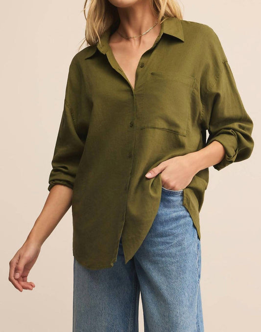 Z Supply - Alfie Linen Button Up Shirt