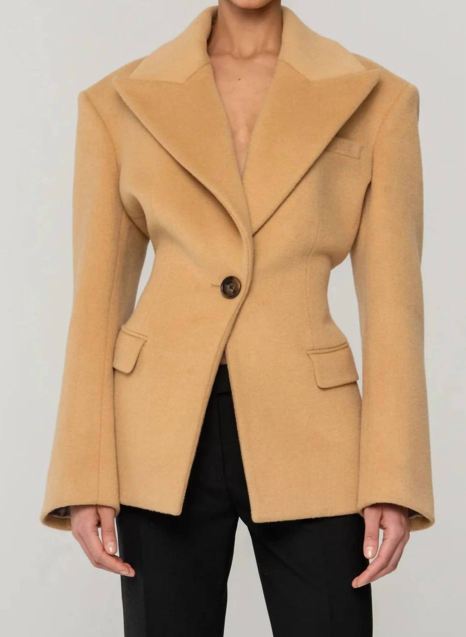 Ronny Kobo - Calla Short Wool Coat