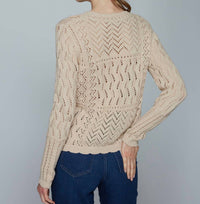 Autumn Cashmere - Stitchery Patchwork Crew Sweater