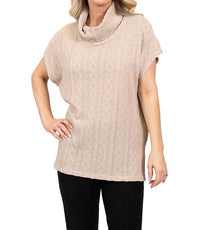 Scapa - Mockneck Textured Top