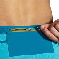 BROOKS Men's High Point 7" 2-in-1 Running Short in 1 running short in hyper blue mist pacific - men's shorts - view 5