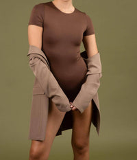The Workshop Studio - Round Neck Short Sleeve Bodysuit