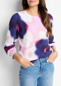 Nic + Zoe - Blossom Blue Sweater