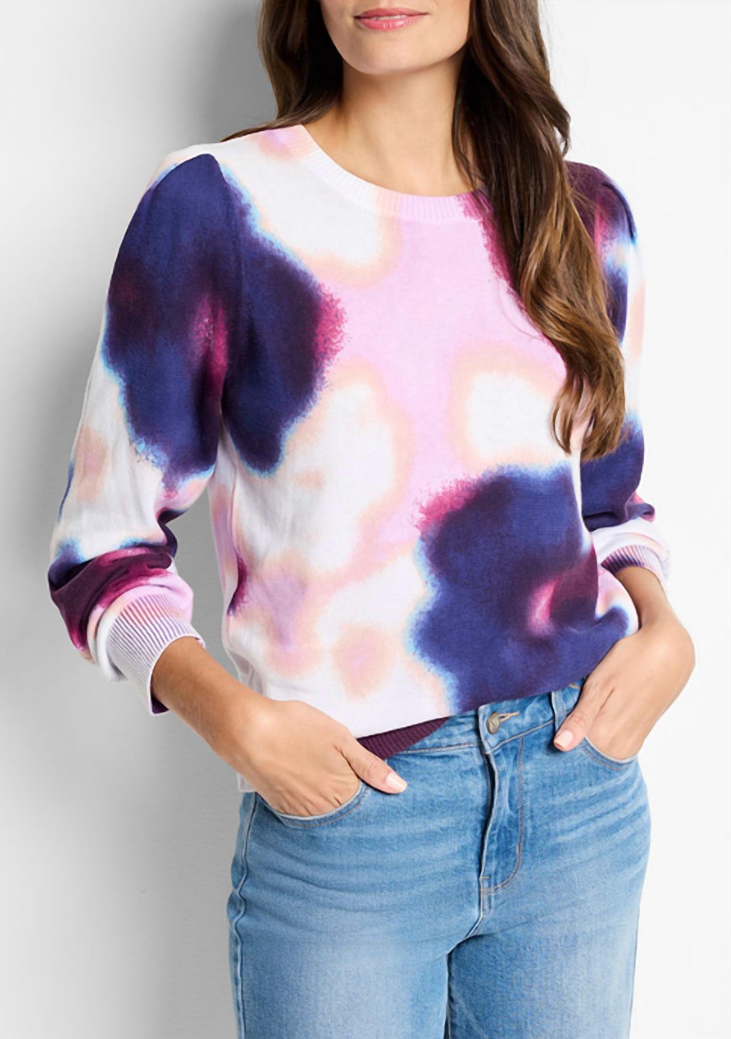 Nic + Zoe - Blossom Blue Sweater