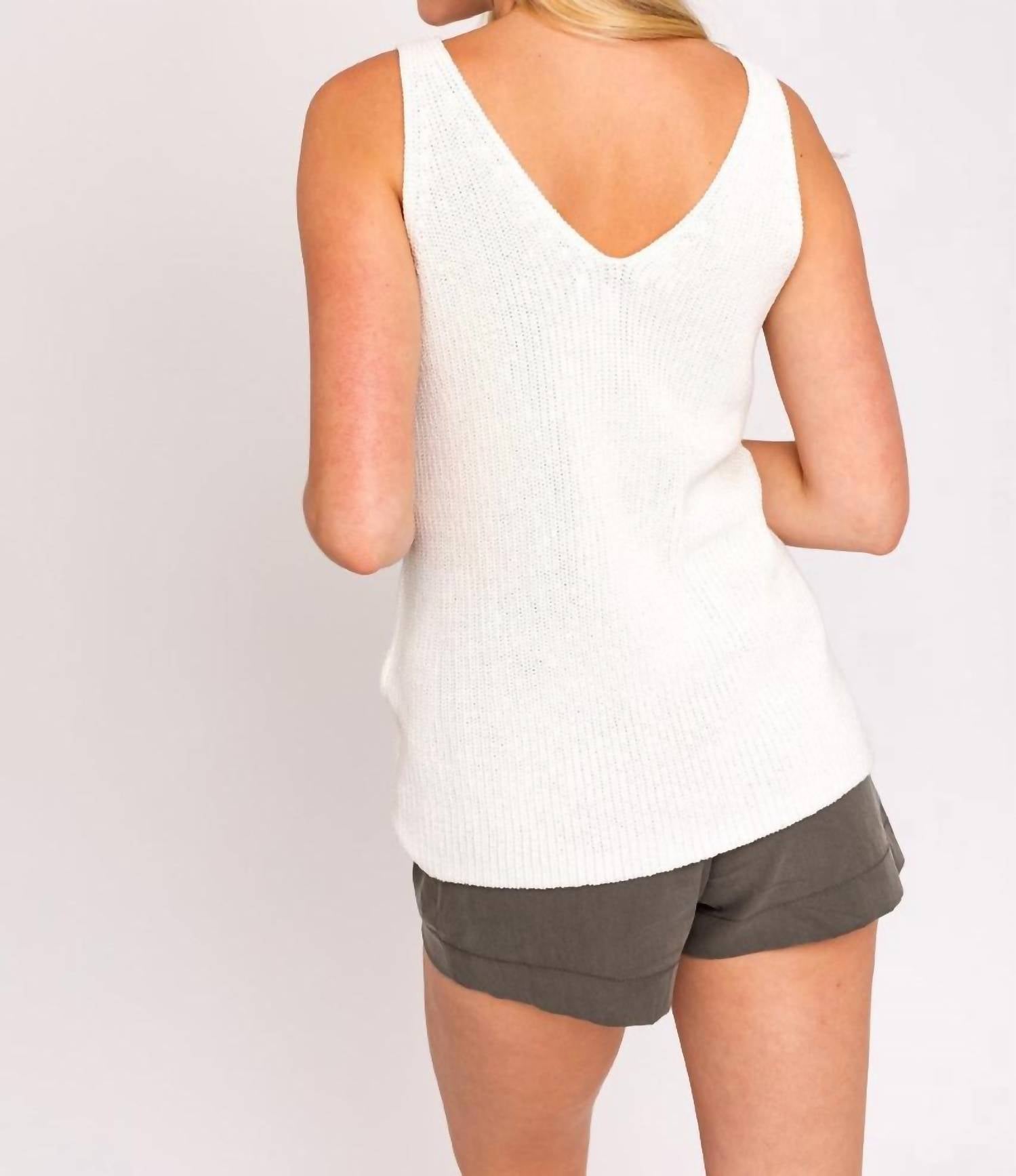 Blank - V-neck Sweater Tank