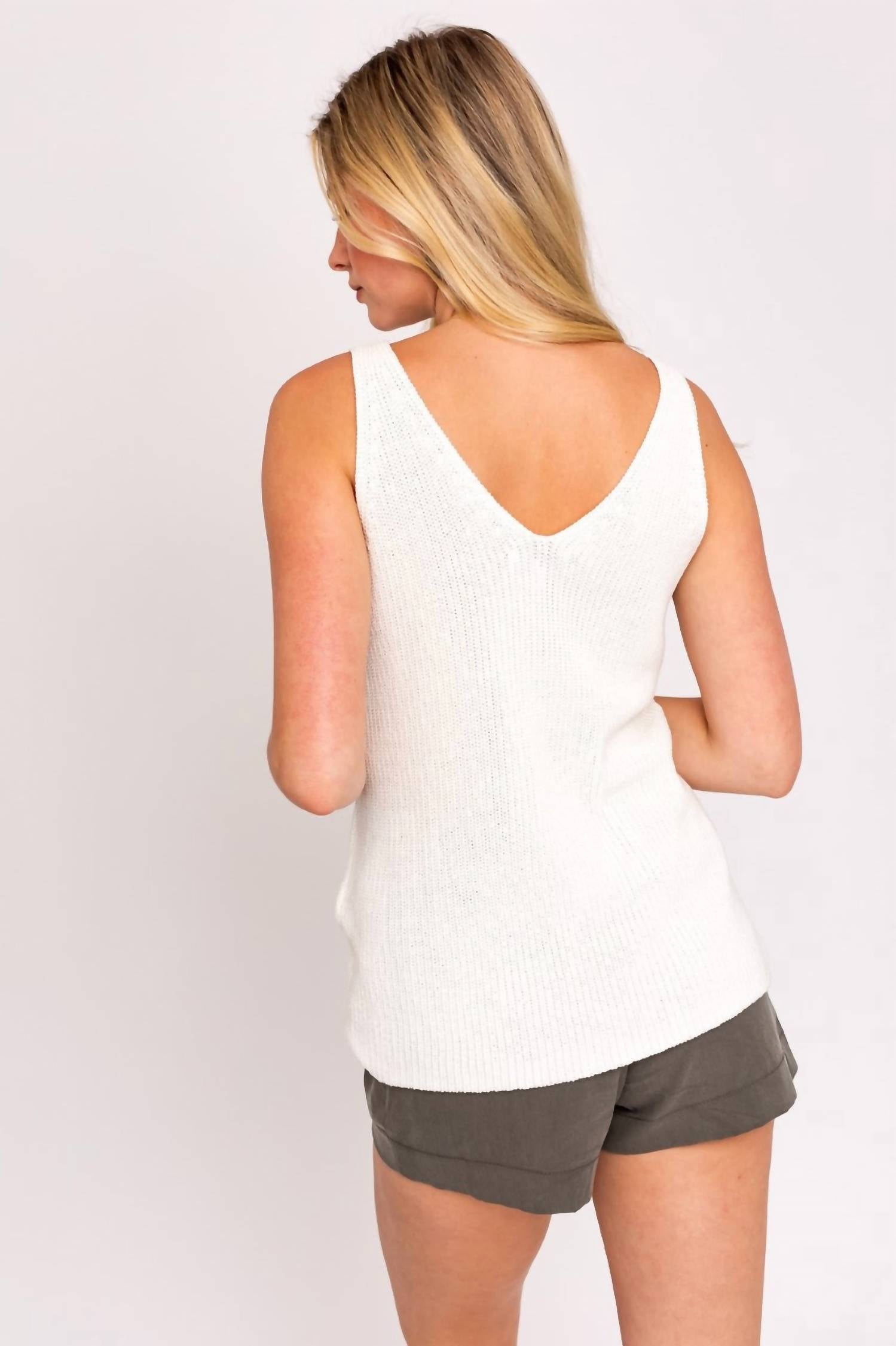 Blank - V-neck Sweater Tank