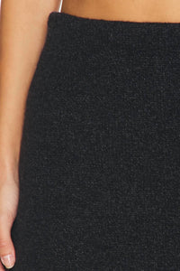 Theory - Wool Cashmere Felted Tweed Mini Skirt