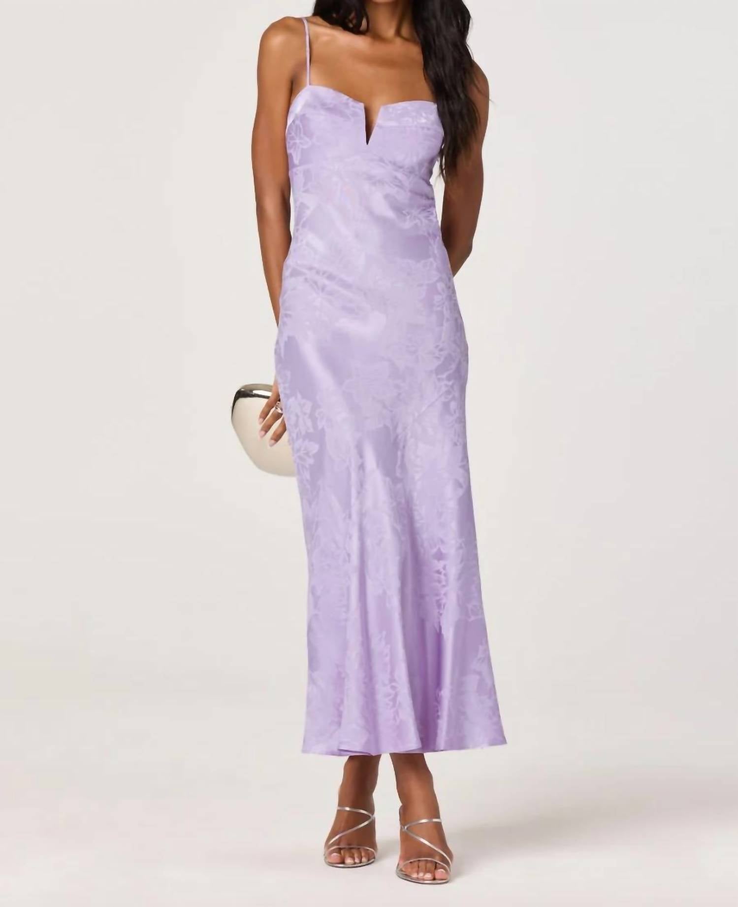 Astr - Tyla Satin Bias-cut Maxi Dress